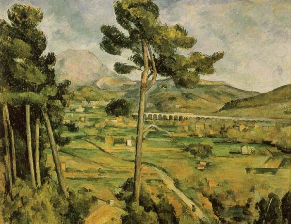 Paul Cezanne La Montagne Sainte-Victoire depuis Bellevue china oil painting image